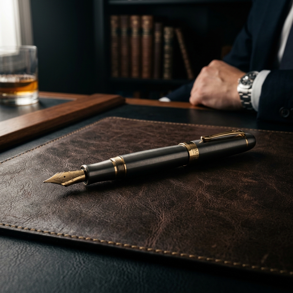 Luxurious Metallic Fountain Pen