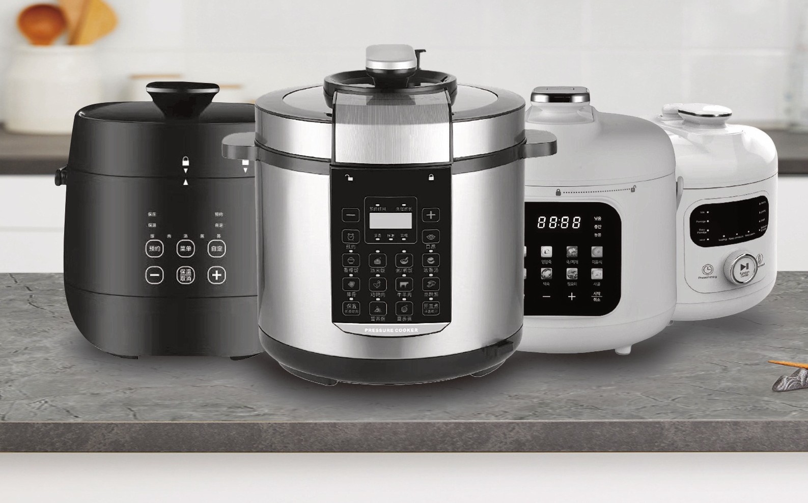 CHUANYUE Multi-Function Electric Rapid Pressure Cooker 2L / 5L / 6L High-Pressure Fast Cooker with Open-Lid Reduction